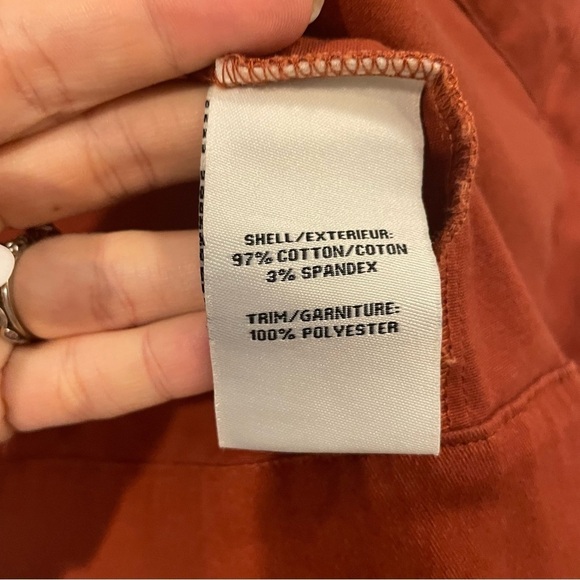 3/$20 Bagatelle Rust Orange Denim Jacket - Picture 5 of 8